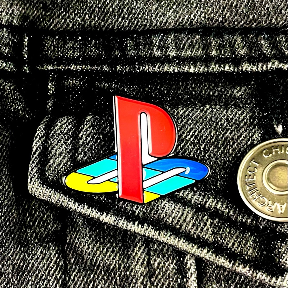 PlayStation 1 Inch Enamel Pin
